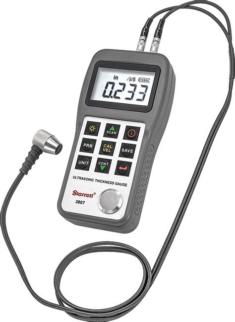 starrett ultrasonic thickness tester|starrett ultrasonic gauge.